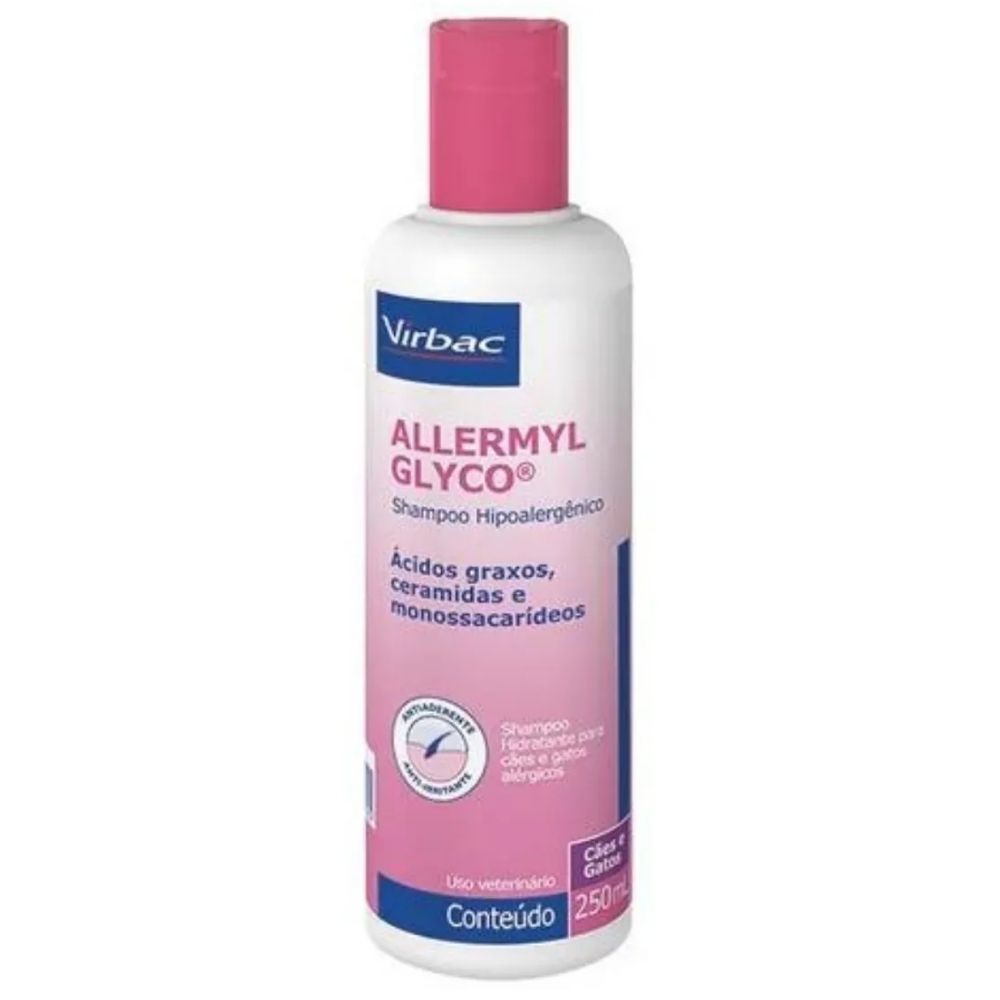 Allermyl Glyco 250 Ml Virbac - Shampoo Para Cães